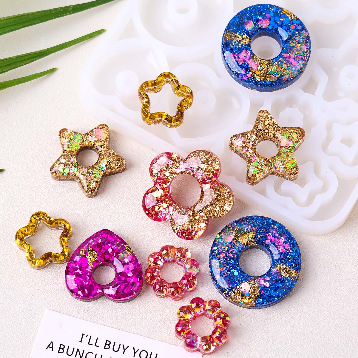 Resin Mold Jewelry - Gioielli multifunzionali Stampo in silicone Fai