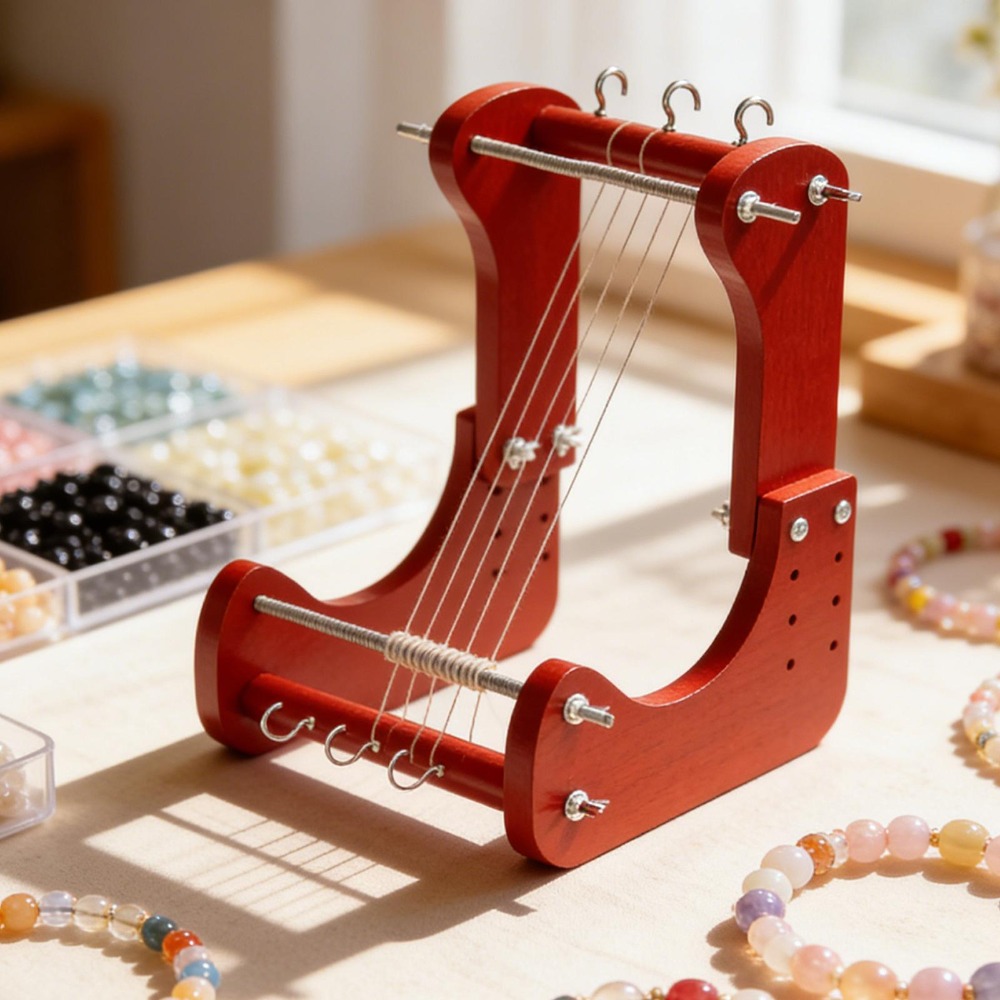 Jewelry Making Necklaces - Kit telaio per perline in legno