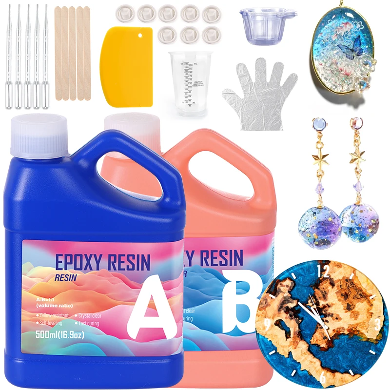 Jewelry Making Uv Resin Kit - Kit Resina Epossidica Facile da Miscelare,