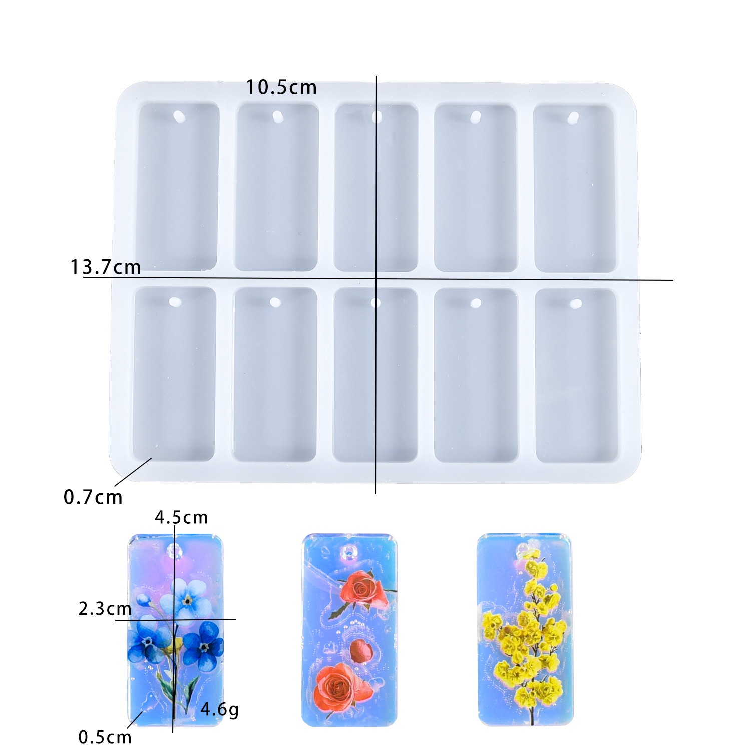 Resin Mold Jewelry - Stampo in silicone per resina epossidica