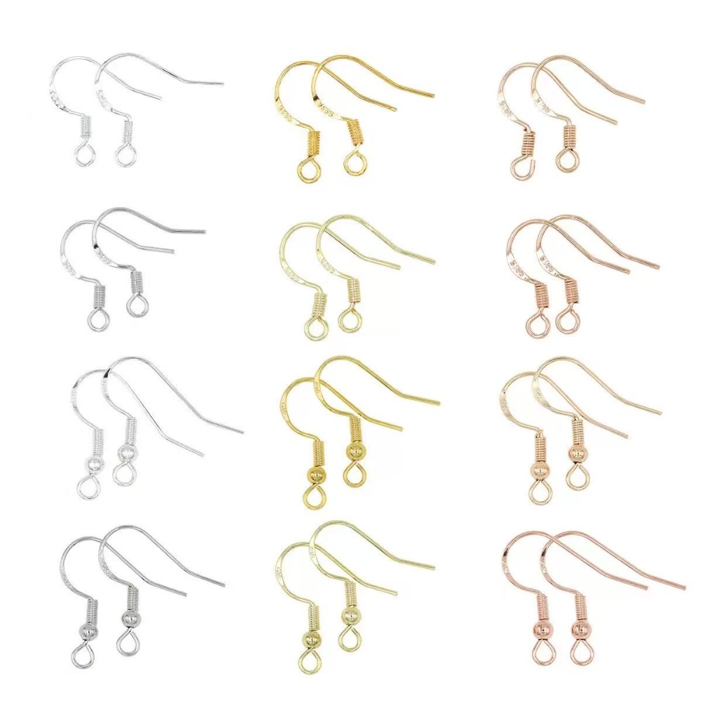 Jewelry Making Earrings - Ganci per Orecchini Placcati Oro 100