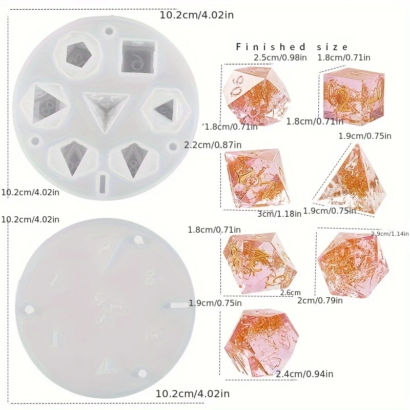 1 set di stampi in resina sili - Resin Mold Jewelry recensione e prezzo