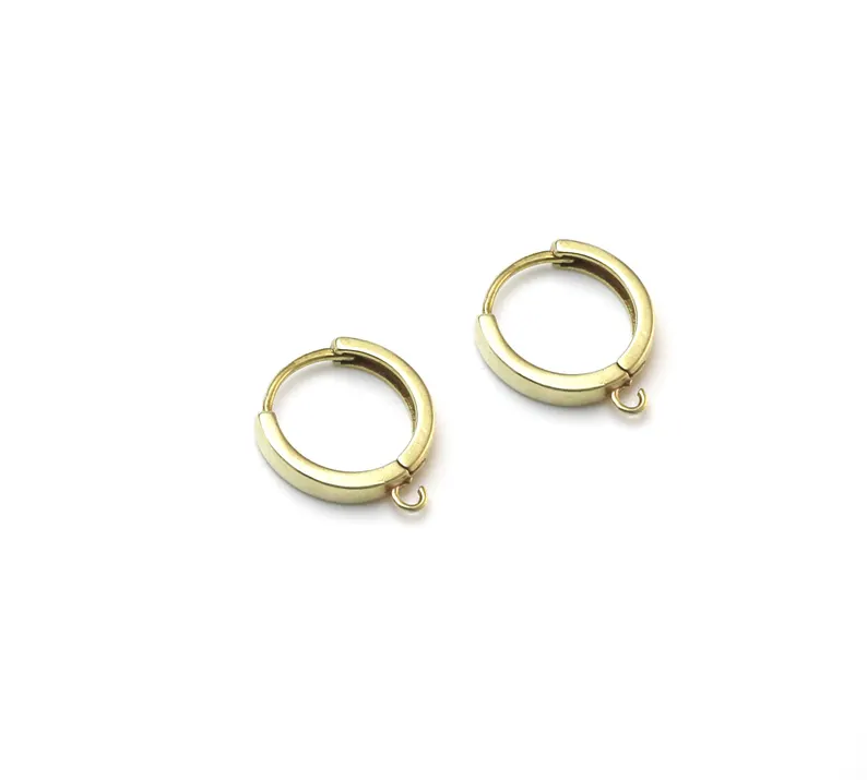 Cerchi per orecchie in ottone  - Jewelry Making Loops recensione e prezzo