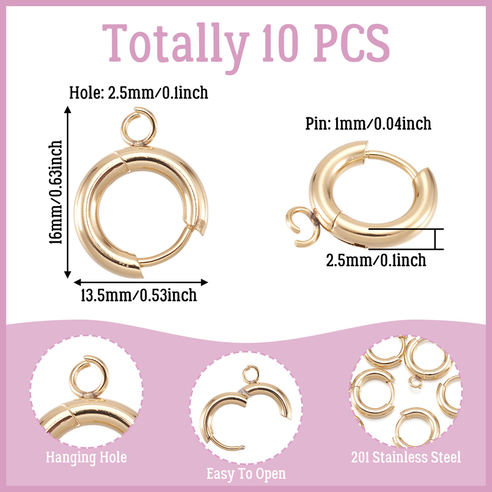 10 Pezzi Ganci per Orecchini a - Jewelry Making Loops recensione e prezzo