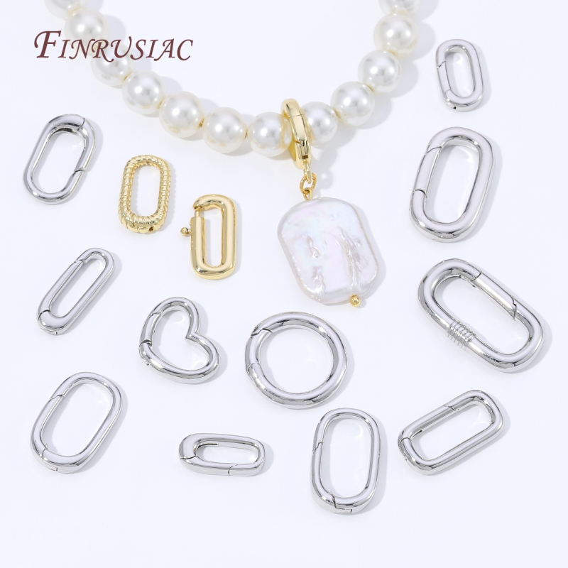Chiusure a molla ovali placcat - Jewelry Making A Ring recensione e prezzo