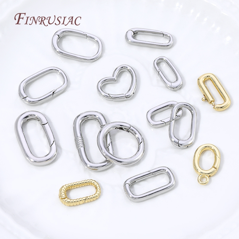 Chiusure a molla ovali placcat - Jewelry Making A Ring recensione e prezzo