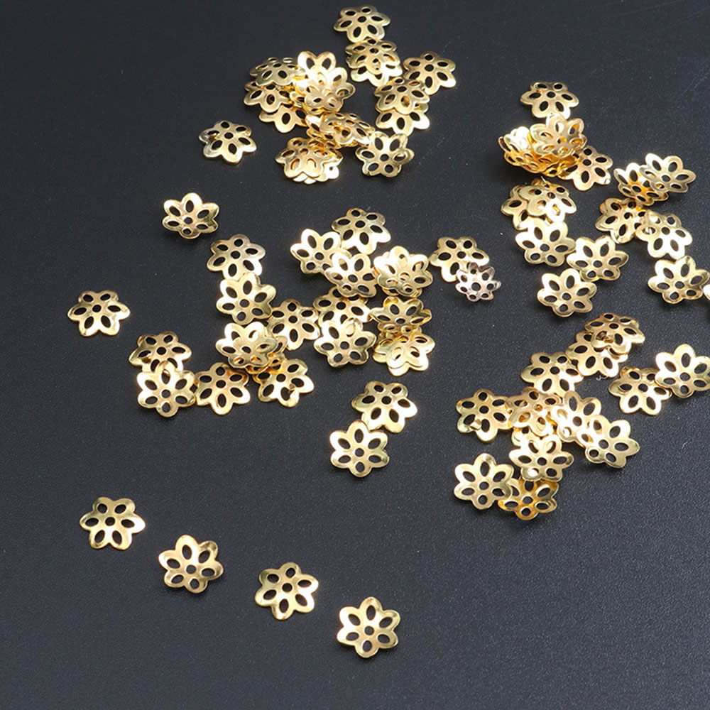 100Pcs Flower Bead Caps per br - Jewelry Making Bali recensione e prezzo