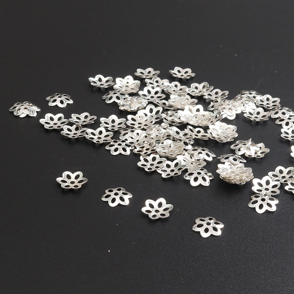100Pcs Flower Bead Caps per br - Jewelry Making Bali recensione e prezzo