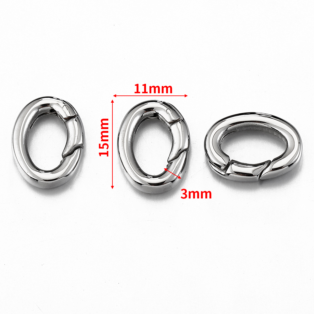 2 pz/1 pz in acciaio inox moll - Jewelry Making A Ring recensione e prezzo