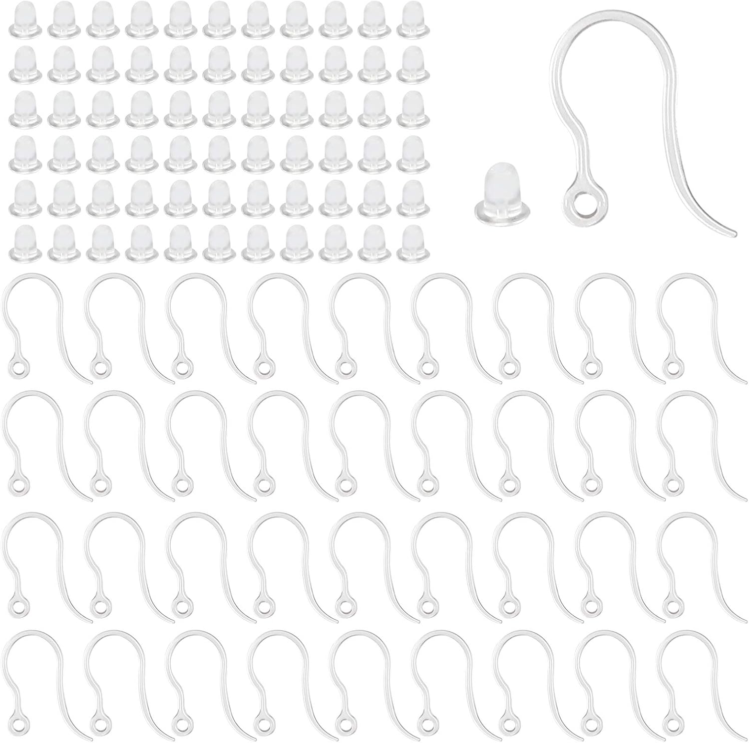 40 ganci per orecchini in plas - Jewelry Making Loops recensione e prezzo