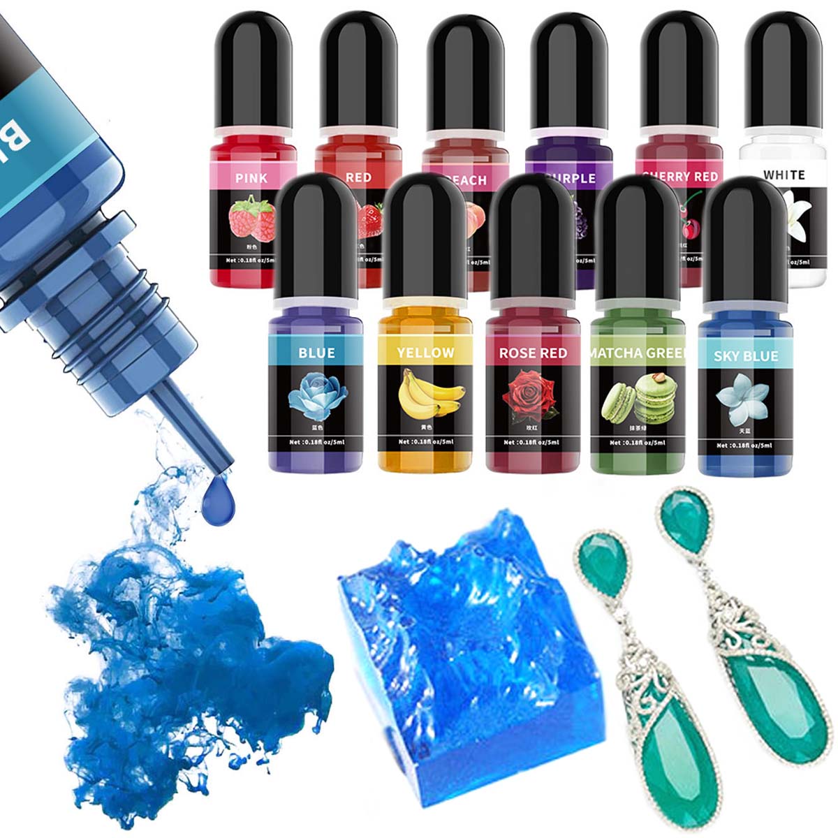 5 ml/bottiglia di resina eposs - Jewelry Making Uv Resin Kit recensione e prezzo