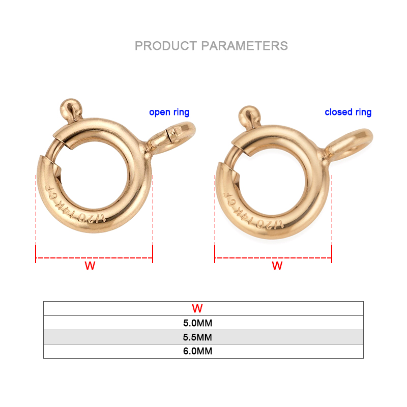 Chiusure a Molla in Oro 14K, G - Jewelry Making A Ring recensione e prezzo